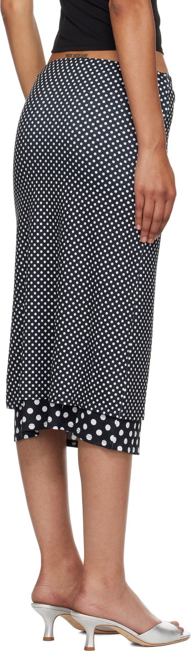 Nederdel Miaou Miaou Maria Polka Dot Maxi Skirt Sort | 4064VISBWP, 2