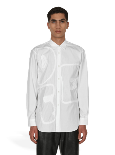 Skjorte Comme des Garçons Alphabet Shirt Hvid | FJ-B008-W22 2