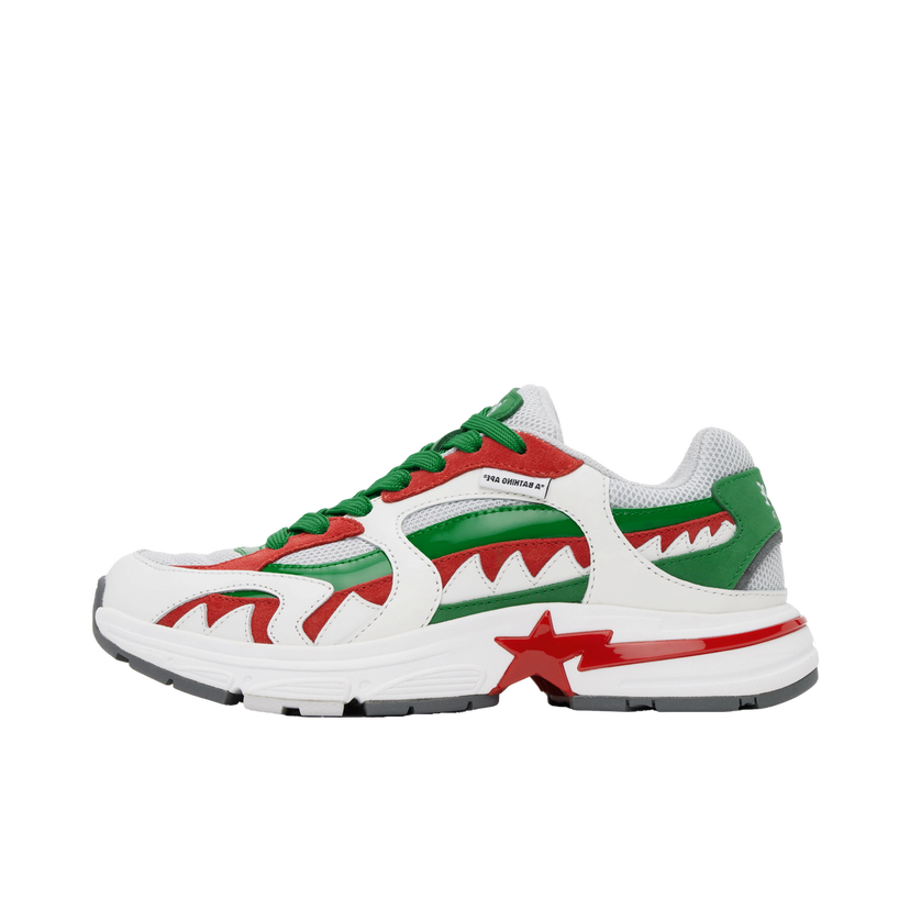Sneakers og sko BAPE A Bathing Ape Shark STA Italy M1 Hvid | 001FWK201304M