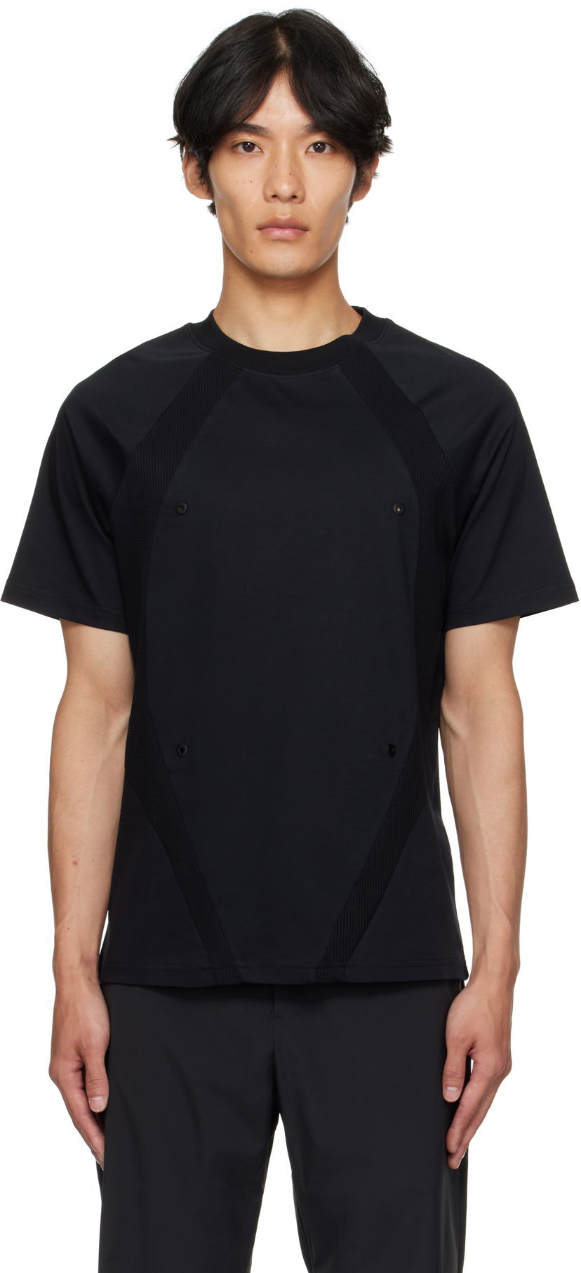 T-shirt HELIOT EMIL HELIOT EMIL Lux T-Shirt Sort | PREAW25_M_09_140_BLK01