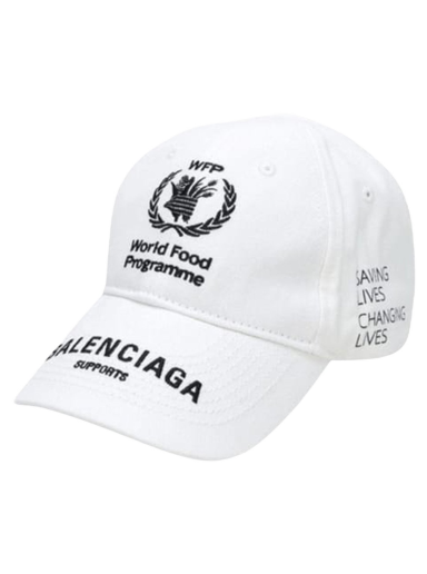 Kasket Balenciaga World Food Programme Cap Hvid | 540013 310b5 9060