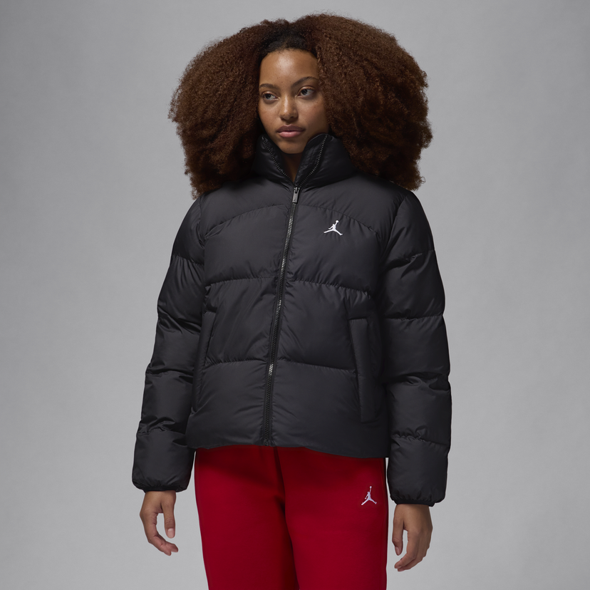 Puffer jakke Jordan Puffer Jacket Sort | FZ4527-010