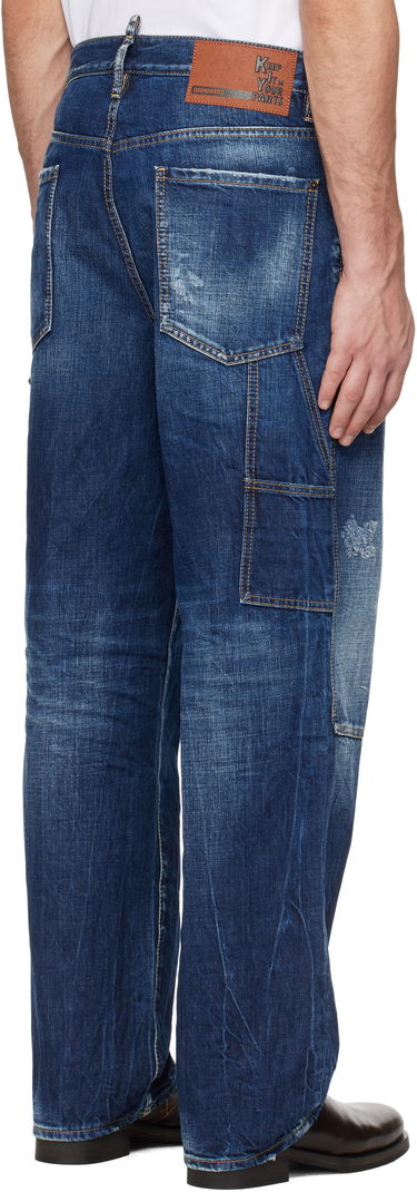 Jeans DSQUARED2 Dsquared2 Loose Carpenter Jeans Blå | S74LB1652_S30309, 2