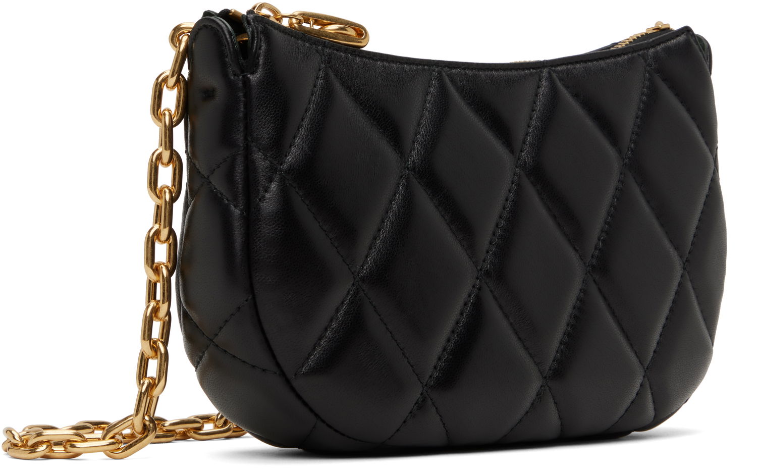 Håndtaske Burberry Burberry Rocking Horse Quilted Lambskin Chain Bag Sort | 8105328, 1