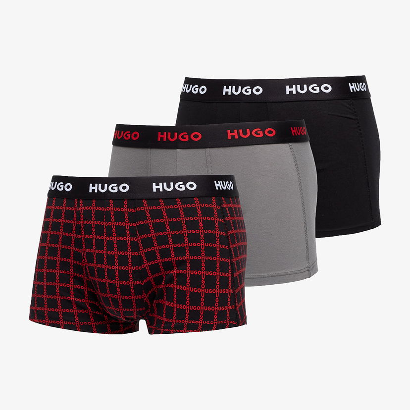 Boksere BOSS Hugo Trunk 3-Pack Design Multicolor Flerfarvet | 50532550-961