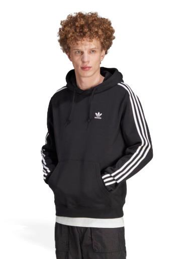 Sweatshirt adidas Originals Adicolor Classics 3-Stripes Hoodie Sort | IM2088