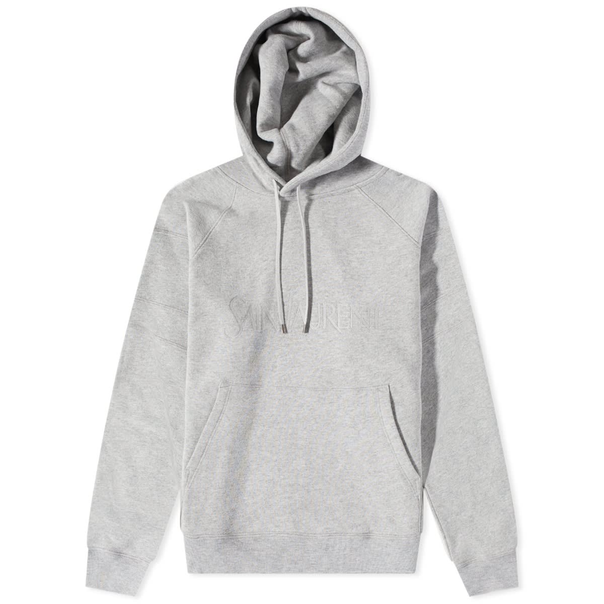 Sweatshirt Saint Laurent Tonal Vintage Logo Hoody Grå | 732313Y37GY-1403, 0