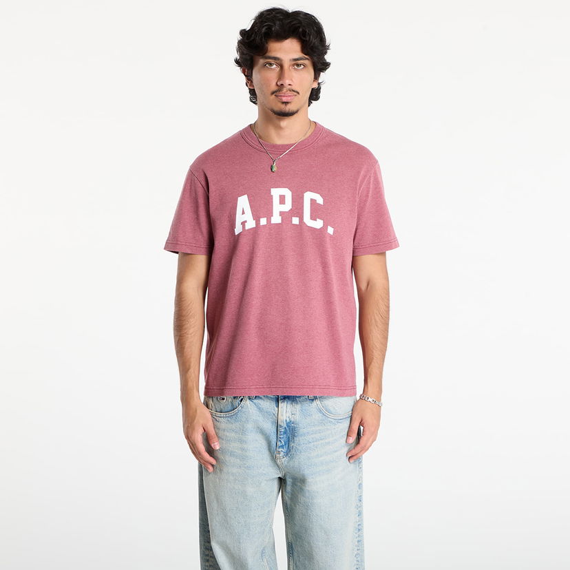 T-shirt A.P.C. A.P.C. Marcus T-Shirt Bourgogne | COHKV-H26537 GAV