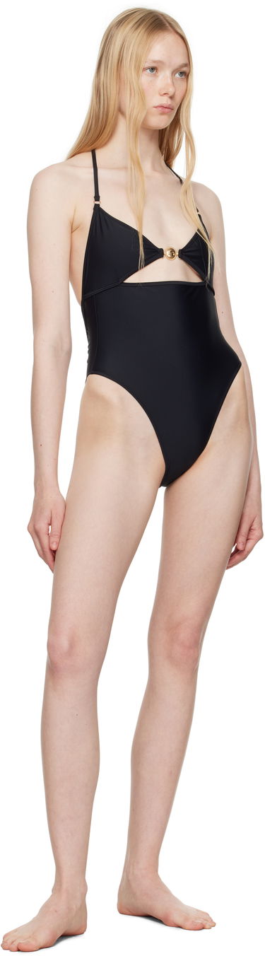 Badetøj Marine Serre Marine Serre Jersey One-Piece Swimsuit Sort | WSW015A CJER0061, 3