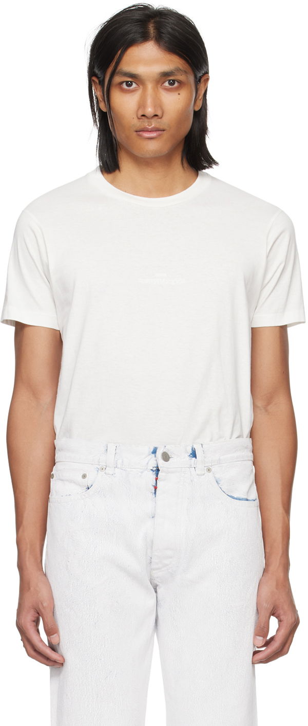 T-shirt Maison Margiela Reverse T-Shirt Hvid | S50GC0693 S24575