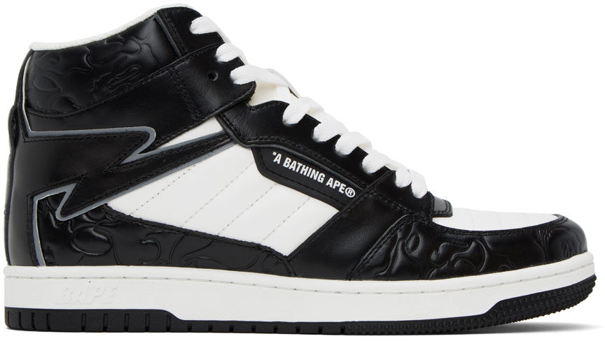 Sneakers og sko BAPE Sta 88 Mid #1 "White Black" Sort | 001FWJ301027I, 0
