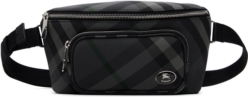 Taljetaske Burberry Burberry Heritage Belt Bag Sort | 8112356