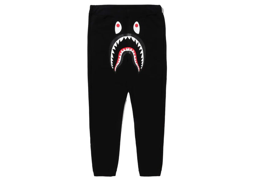 Joggingbukser BAPE BAPE ABC Camo Shark Sweat Pants Black Sort | 1J80-152-016