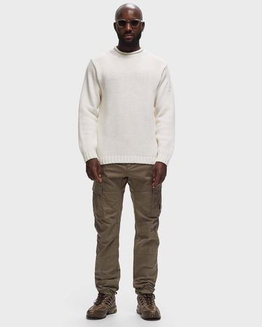Sweater C.P. Company LAMBSWOOL GRS BOXY MOCK NECK KNIT Hvid | 17CMKN171A110149A-103, 1