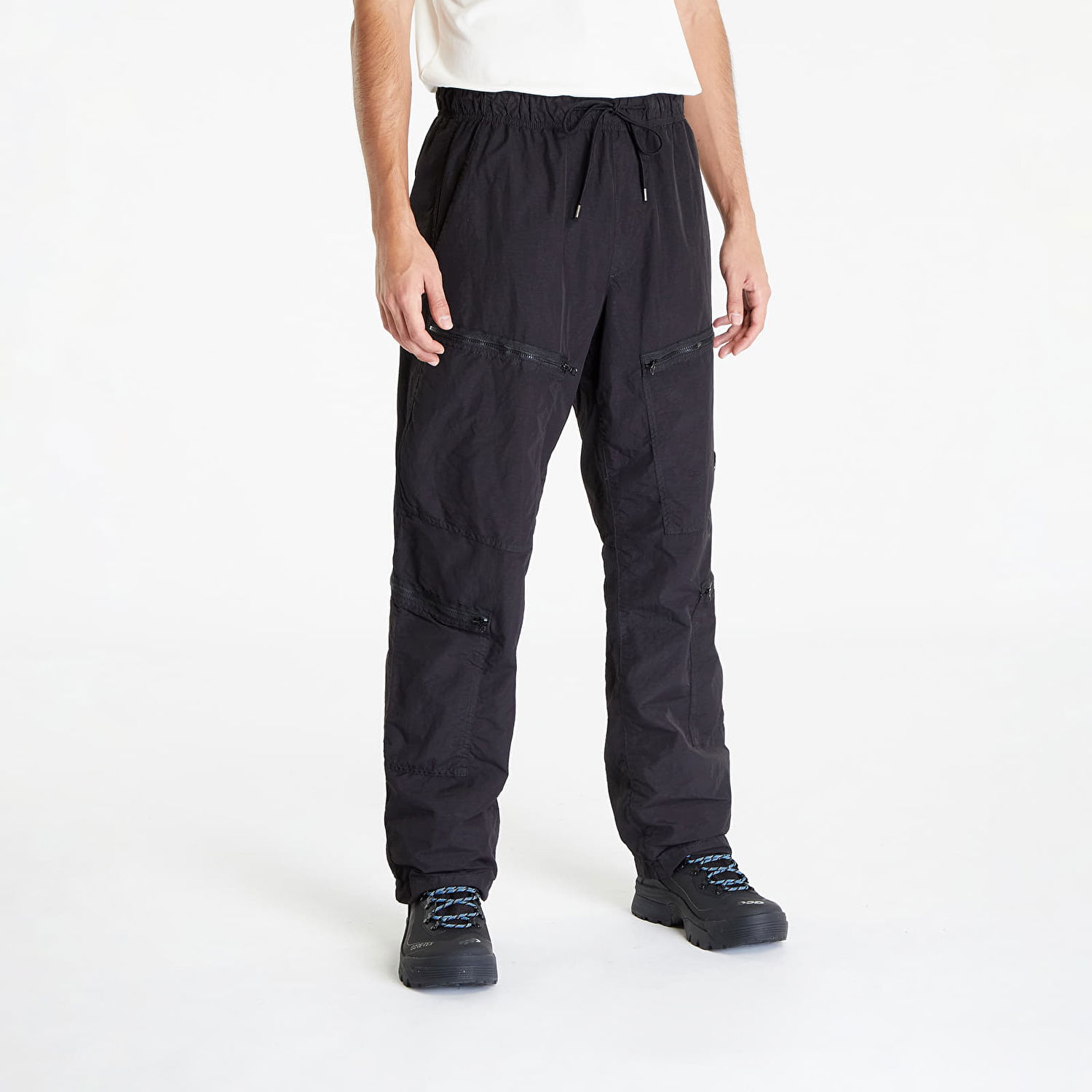 Bukser C.P. Company Flatt Nylon Loose Utility Pants Sort | 15CMPA126A005991G-999, 0