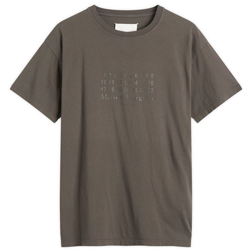 T-shirt Maison Margiela Numeric Logo T-Shirt Grå | S29GC0307-S24575-810