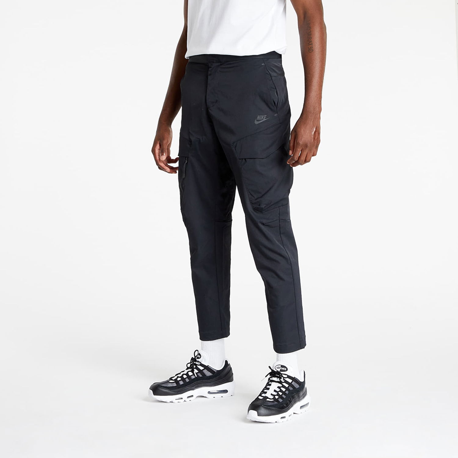 Joggingbukser Nike Sportswear Tech Essentials Woven Unlined Utility Pants Sort | DH3866-010, 0