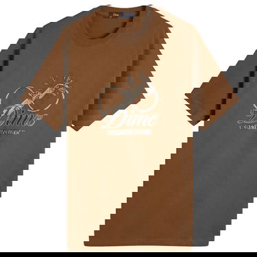 T-shirt Dime Cursive Power T-Shirt Brun | DIMEFA2436BRW, 0