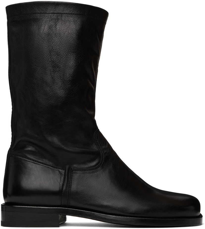 Tøj LEMAIRE Lemaire Soft Workwear Boots Sort | FO0196 LL0126