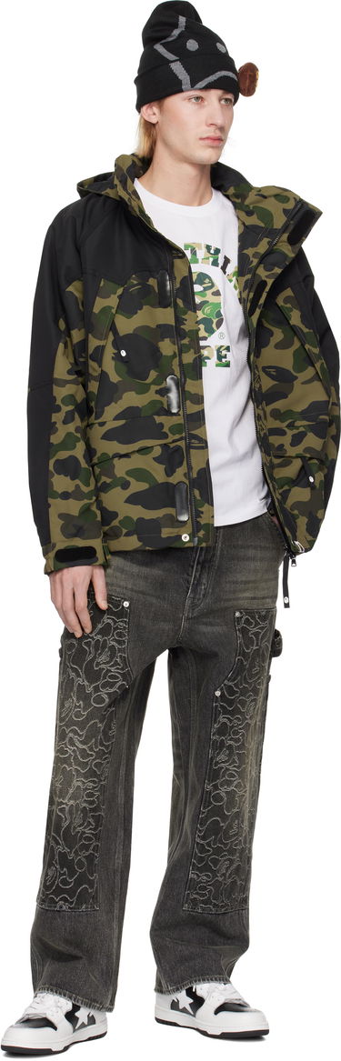 Jakke BAPE Camo Snowboard Jacket Grøn | 001HJK801311M, 3