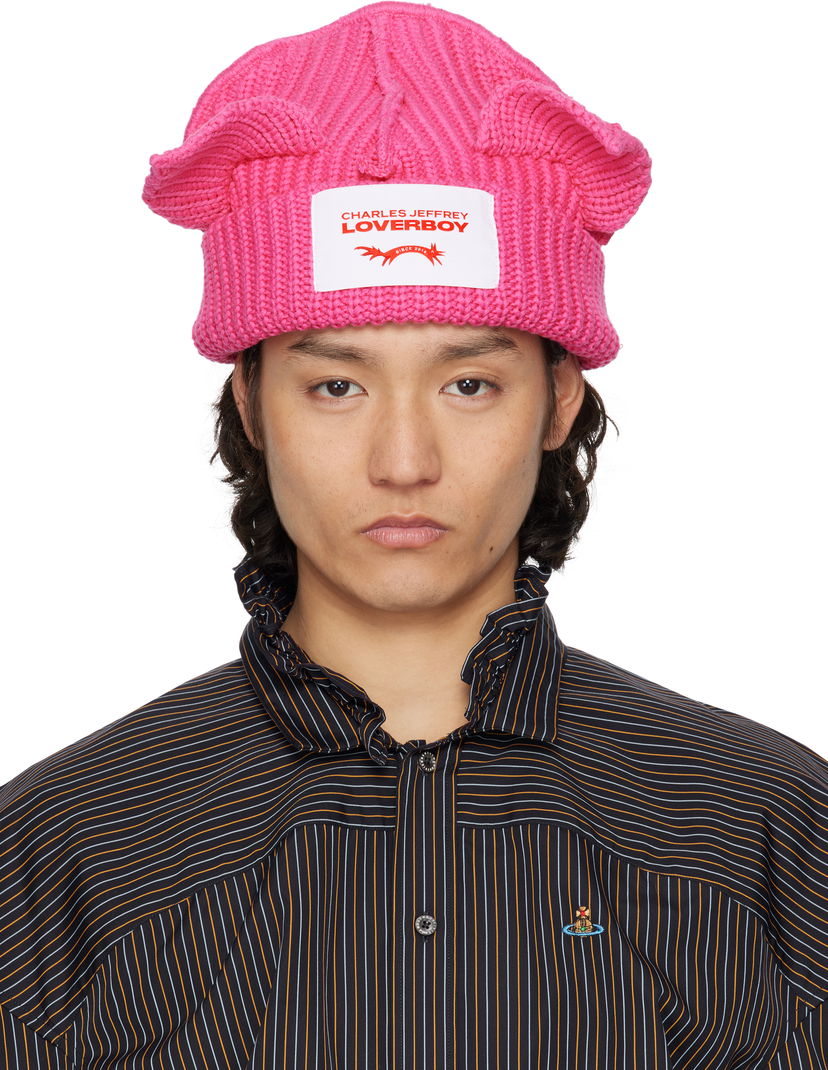 Beanie Charles Jeffrey Loverboy Charles Jeffrey LOVERBOY Chunky Ears Beanie Lyserød | 54130305