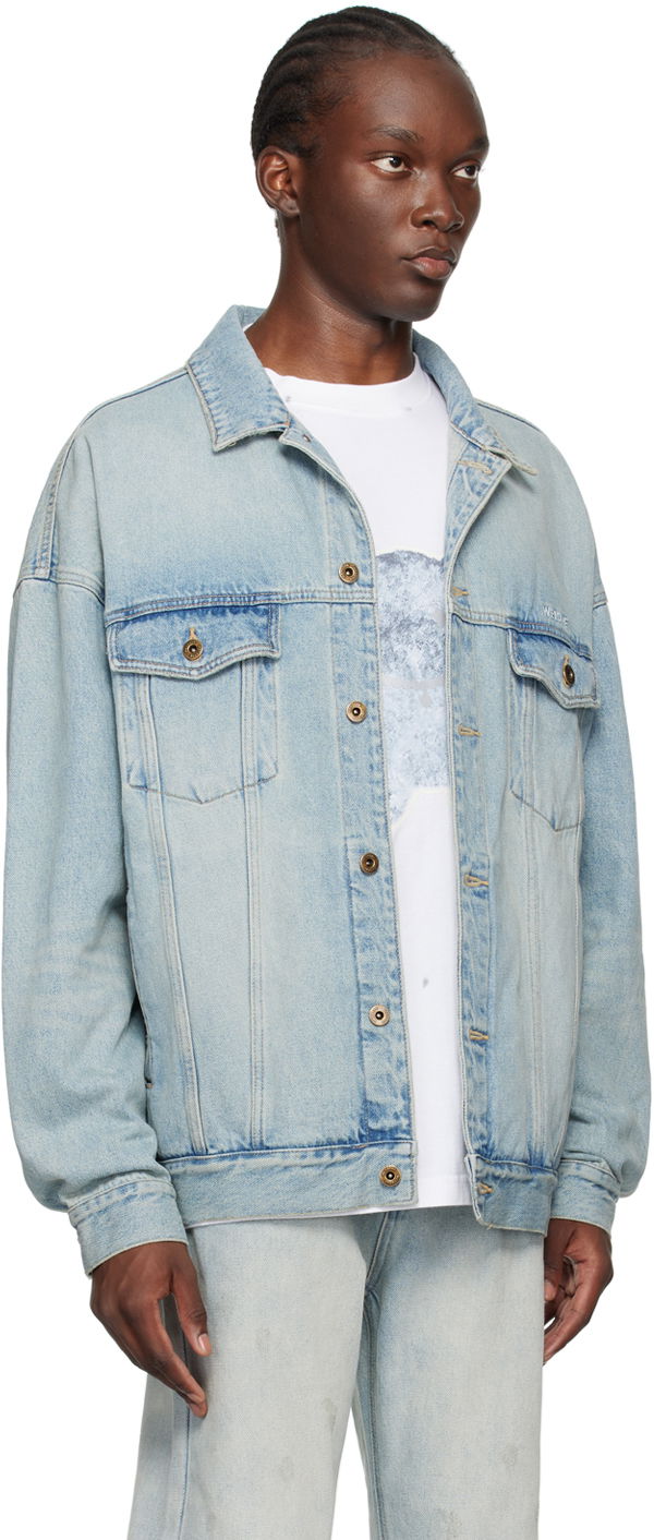 Jakke We11done We11done Oversized Denim Jacket Blå | WD-DJ2-24-353-U-SK, 1