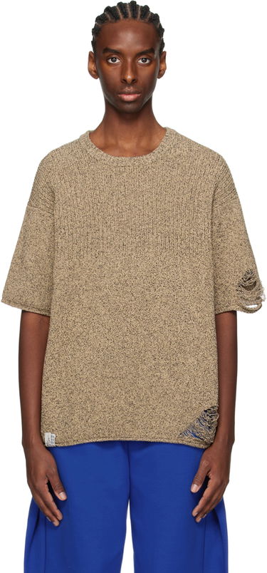 T-shirt ADER ERROR Distressed T-Shirt Beige | BN01SSKT0501BG, 0