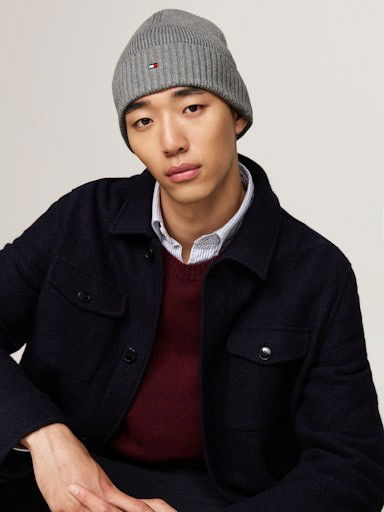 Beanie Tommy Hilfiger Beanie Grå | AM0AM12796PKH, 0