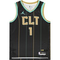 Jersey Jordan NBA Lamelo Ball Charlotte Hornets City Edition Swingman Jersey Sort | DO9587-011, 0