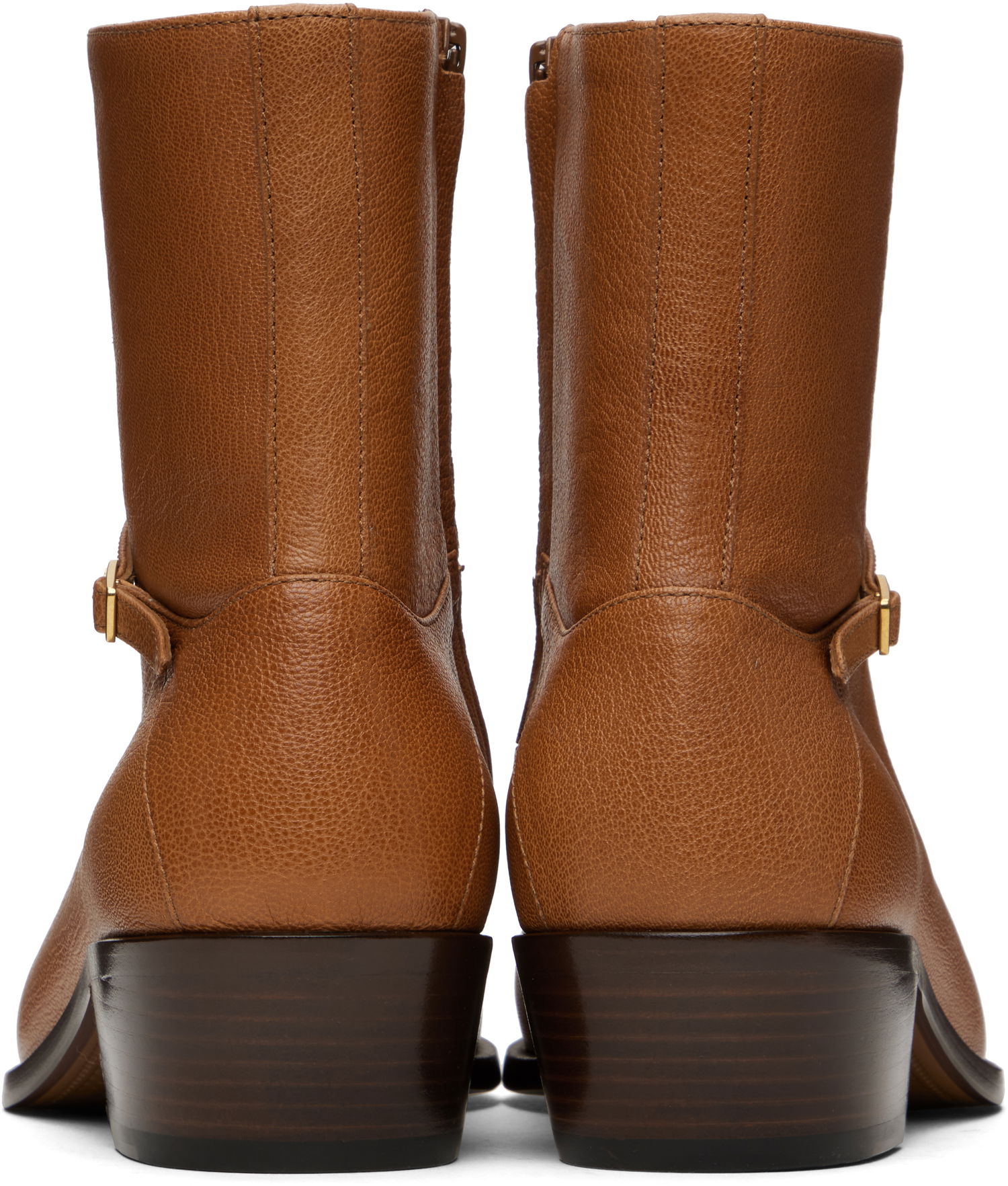 Skopleje Valentino Valentino Garavani Pat Ankle Boots Brun | 6Y2S0J27DQX, 1