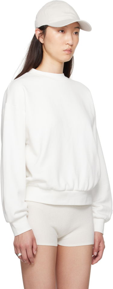 Sweatshirt Fear of God Fear of God ESSENTIALS Classic Fit Crewneck Sweatshirt Hvid | 192SP255554FW, 1