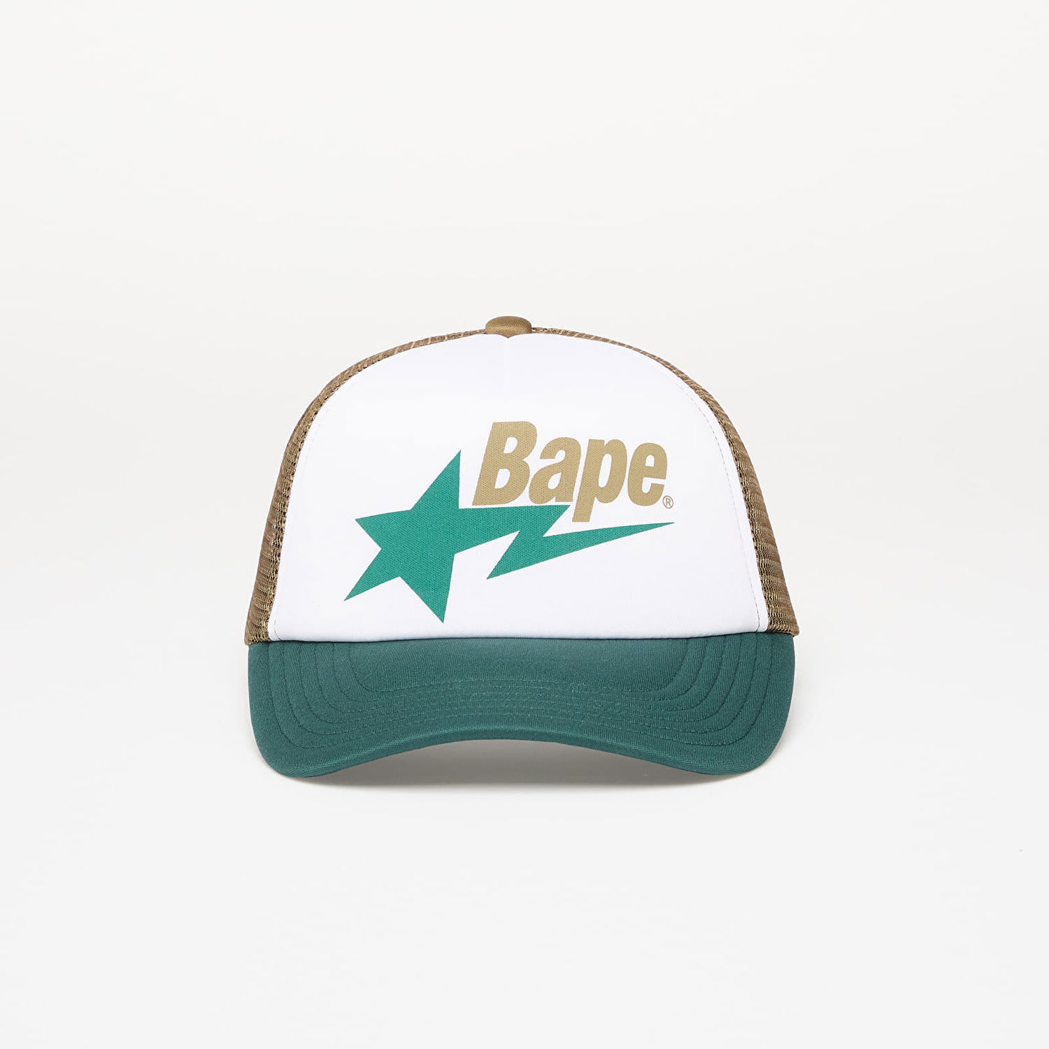 Kasket BAPE A BATHING APE Bape Sta Mesh Cap Grøn | 001CPL301006MGRN, 0