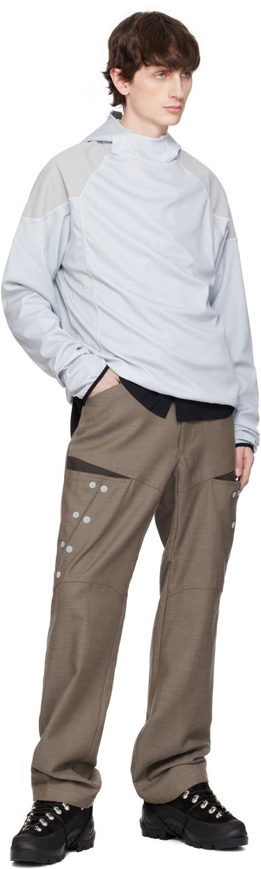 Sweatshirt GR10K GR10K Combact Hoodie Grå | BG824122EI, 3
