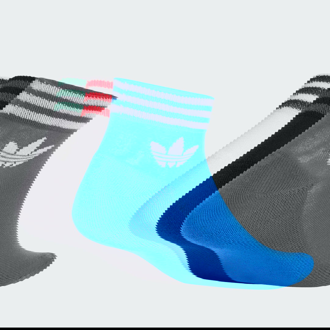 Sokker adidas Performance Trefoil Ankle Socks (3 Pairs) Blå | JI9487, 0
