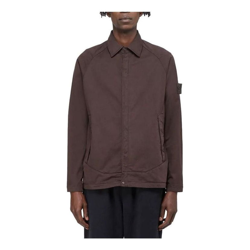 Vindjakke Stone Island Ghost Overshirt Brun | 7315116F4-V0070