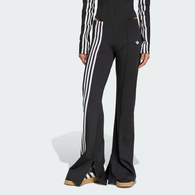 Bukser adidas Performance Adidas Off Placed 3-Stripes Flare Track Pants Sort | JX2697