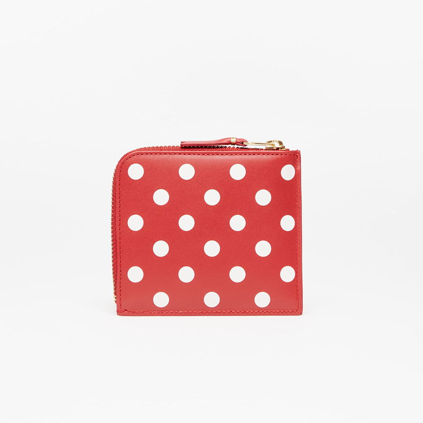 Tegnebog Comme des Garçons Polka Dots Printed Red Rød | SA3100PD red