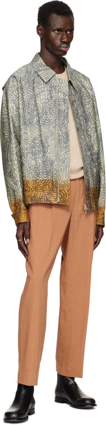 Bomberjakke Dries Van Noten Dries Van Noten Printed Cotton Jacket Flerfarvet | 251-020520-1531, 3