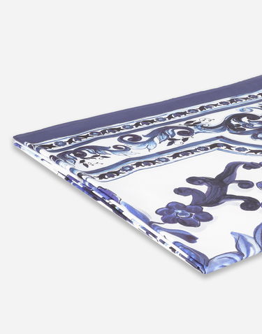 Tilbehør Dolce & Gabbana Dolce & Gabbana Cotton Sateen Fitted Sheet Blå | TCE048TCAKFUB011, 3