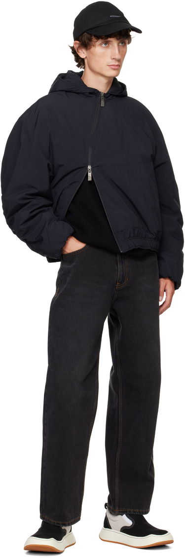 Puffer jakke ADER ERROR Hooded Asymmetrical Zip Jacket Sort | BN01FWJK1302BK, 3