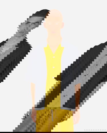 Skjorte Dries Van Noten Panelled Shirt Sort | 241-020720-8355 901, 0