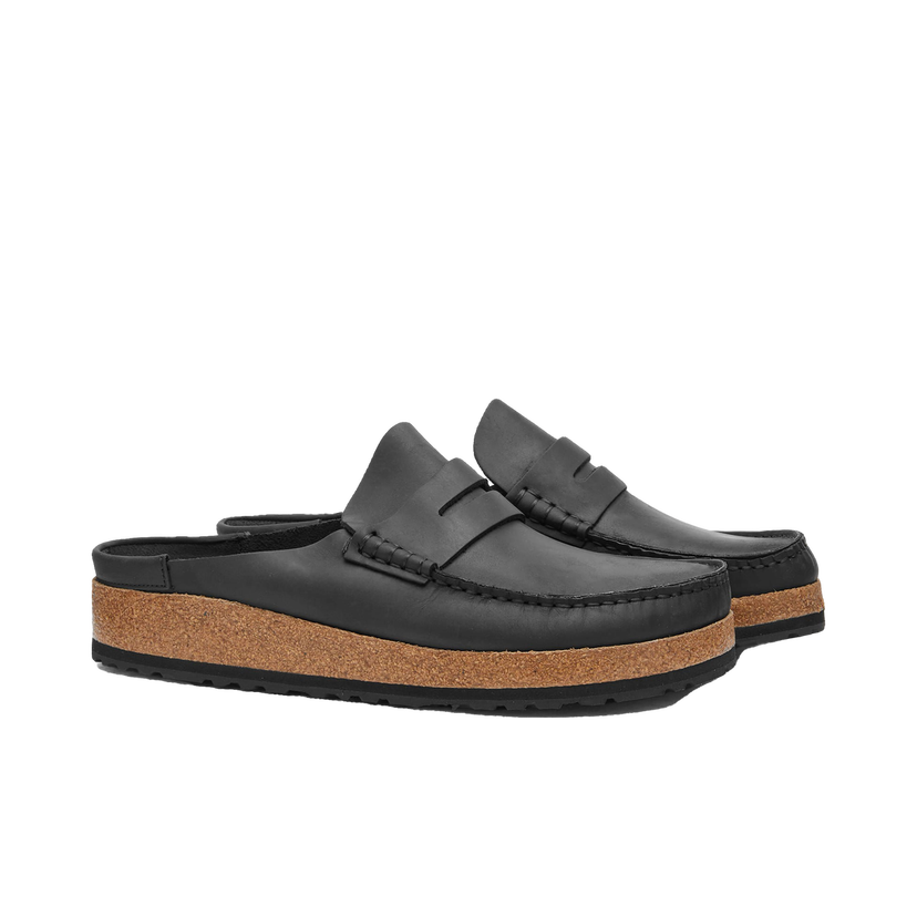 Sneakers og sko Birkenstock Naples Mule Black Oiled Leather Sort | 1025040