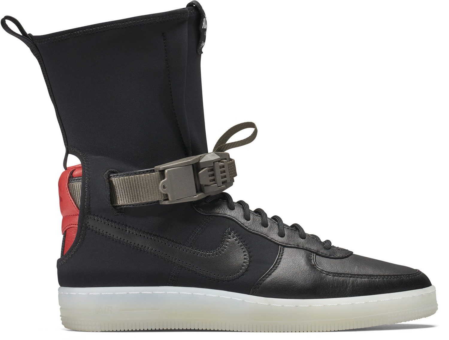 Sneakers og sko Nike Acronym x Air Force 1 Downtown Black Crimson Sort | 649941-006, 0