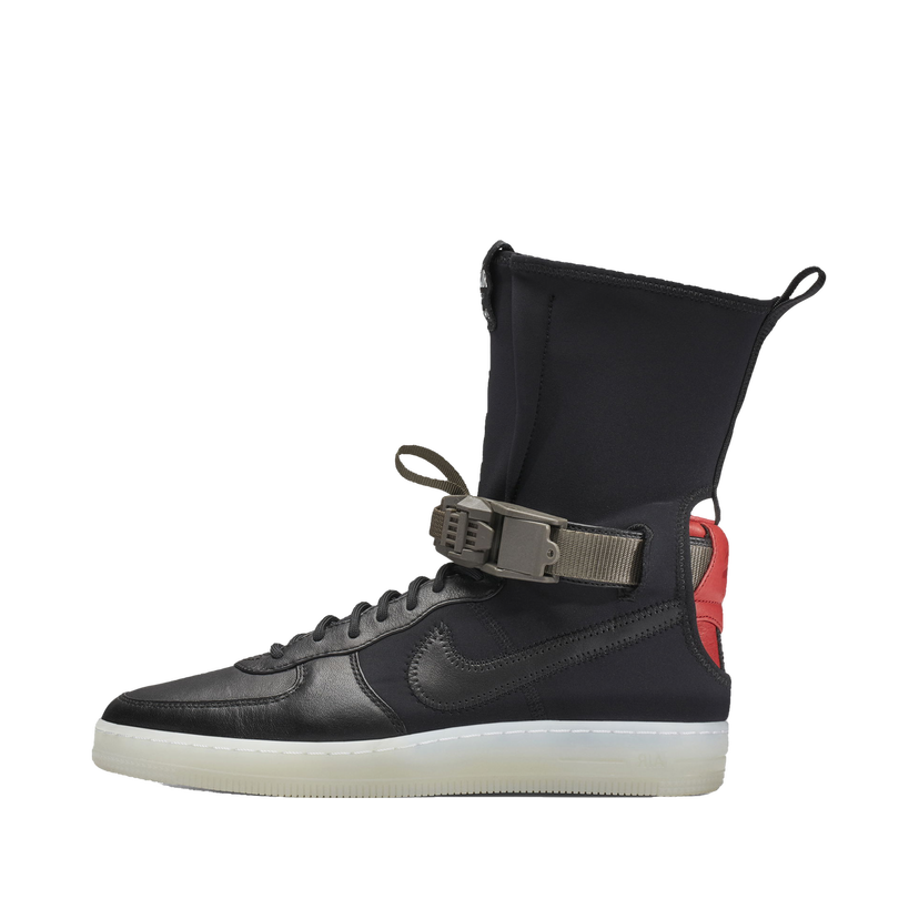 Sneakers og sko Nike Acronym x Air Force 1 Downtown Black Crimson Sort | 649941-006