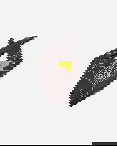 Tørklæde KAPITAL Fastcolor Selvedge Bandana Spider Peckish Sort | K2504BA529 BLACK, 2