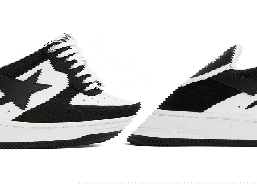 Sneakers og sko BAPE A Bathing Ape Sta Black Calf Sort | 1J80-191-050 BLK, 0