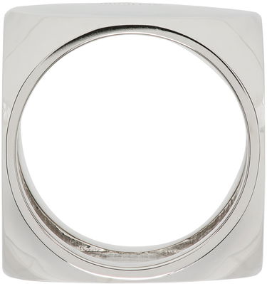 Ring We11done We11done Logo Dice Ring Metalisk | WD-AJ1-22-704-U-BK, 1