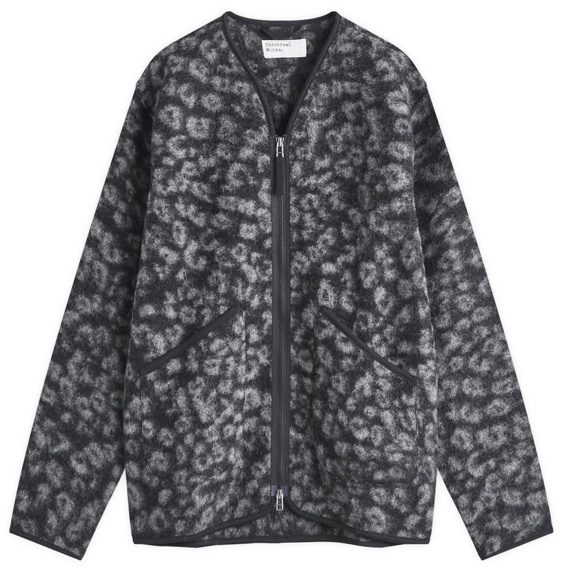 Jakke Universal Works Wool Fleece Liner Jacket, Size Large Grå | P31200-BCH
