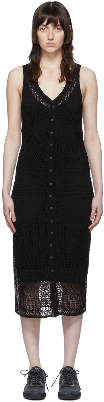 Kjole rag & bone Rag & Bone Knit Midi Dress Sort | WAS22P0135213, 0