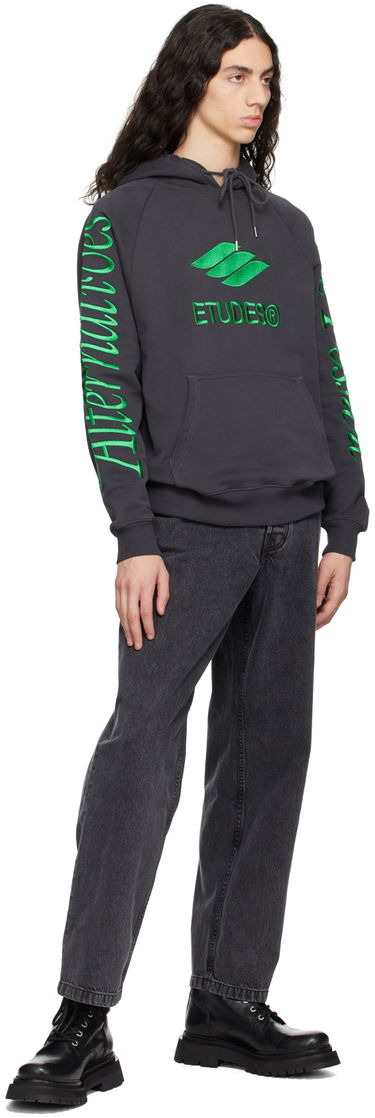 Sweatshirt Études Études Racing Eco Hoodie Grå | E23MM270A01696, 3